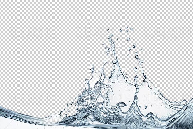 水透明背景PNG图水设计素材00796