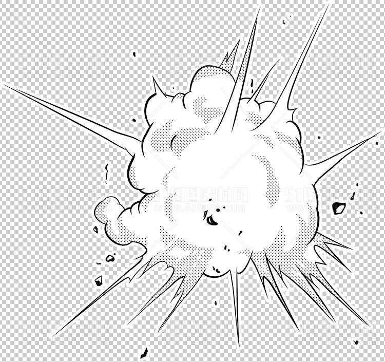 日式漫画绘画特效元素24010300178