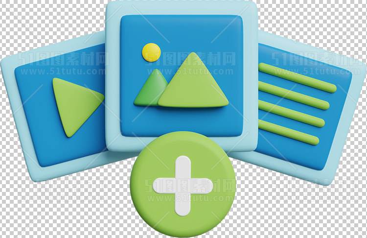 3D元素绘画插画0620