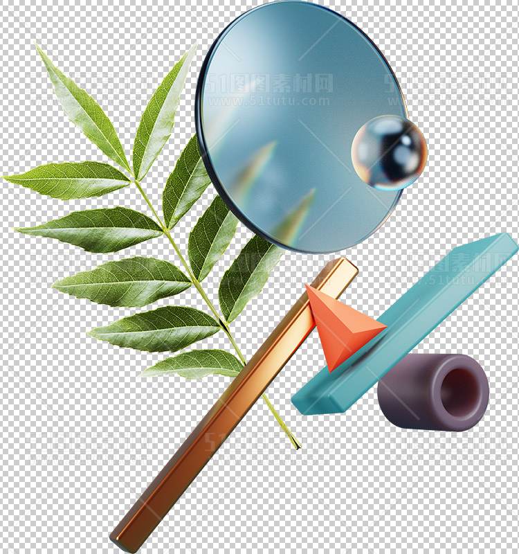 3D元素绘画插画0690