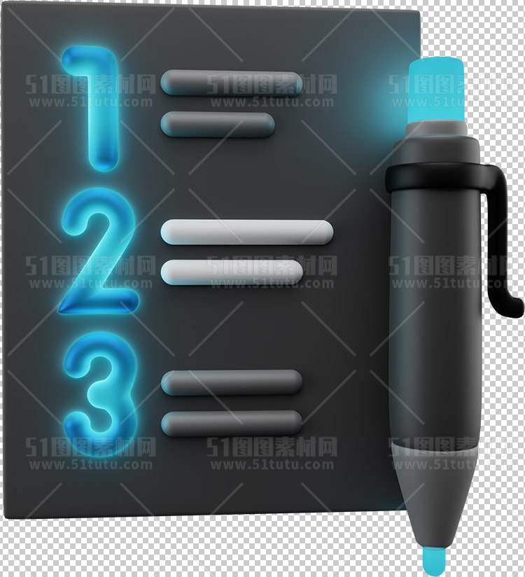 3D元素绘画插画0960