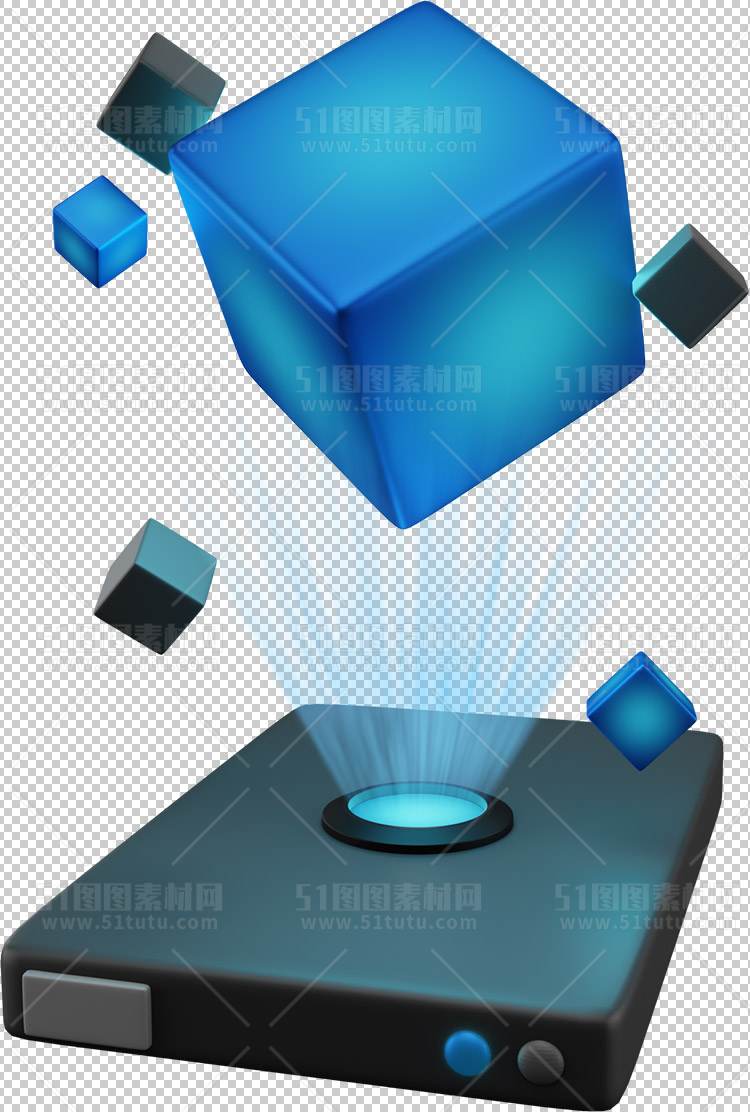 3D元素绘画插画0980