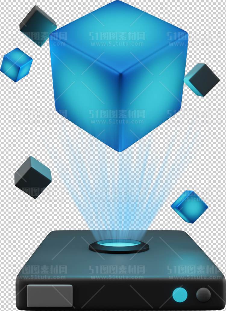 3D元素绘画插画0981