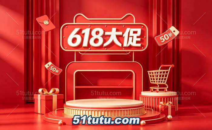 618大促场景背景0486