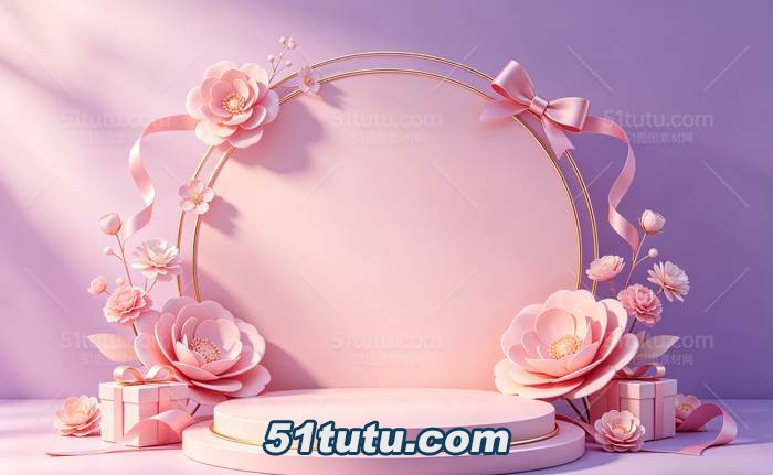 38女神节场景背景_横图0034