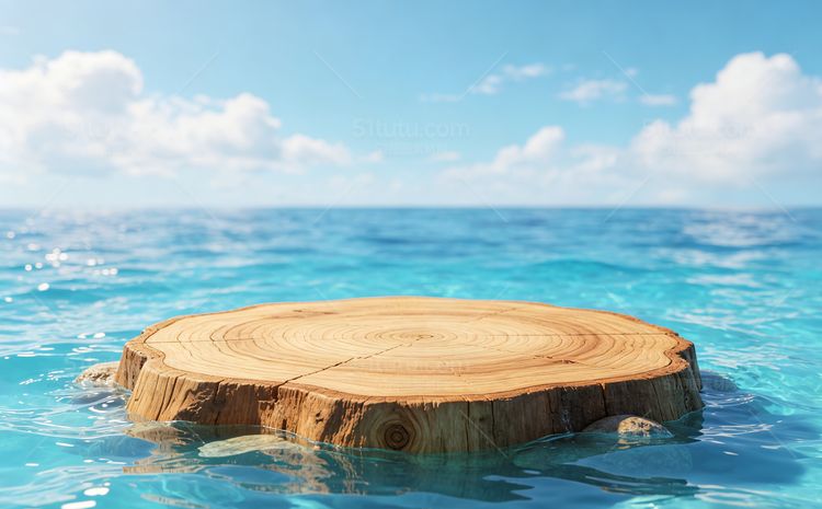 海沙滩场景背景宽横图0228