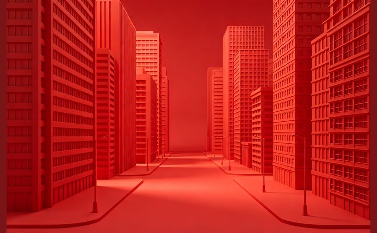 红色背景场景-b宽图0770