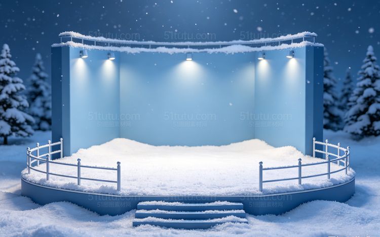 雪山场景背景-横宽图0276