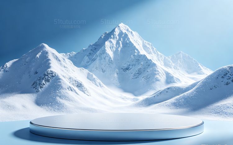 雪山场景背景-横宽图0518