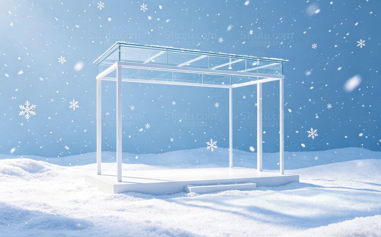 雪山场景背景-横宽图0563