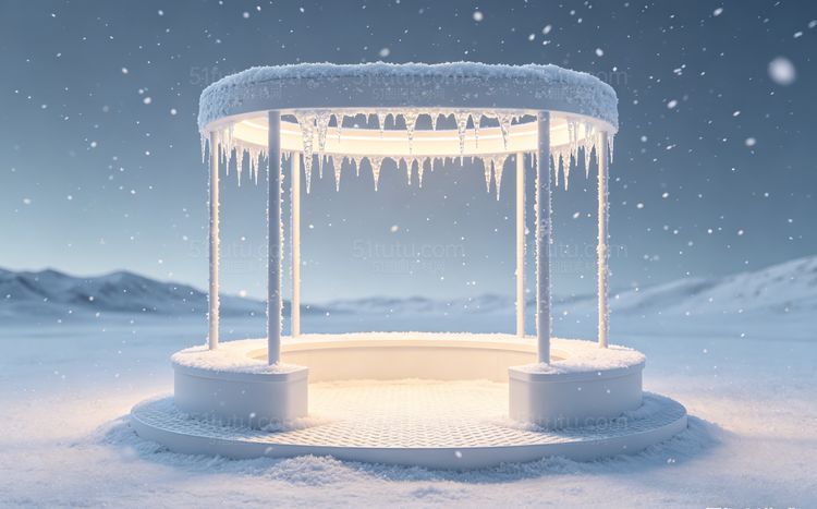 雪山场景背景-横宽图0006
